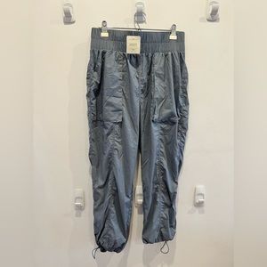 Fabletics light-weight, high waisted, grey cargo pants